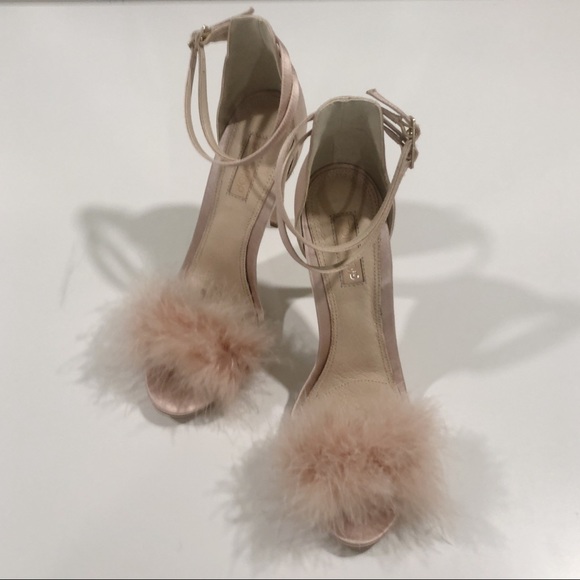 TopShop Reese Feather Heels - Picture 2 of 5
